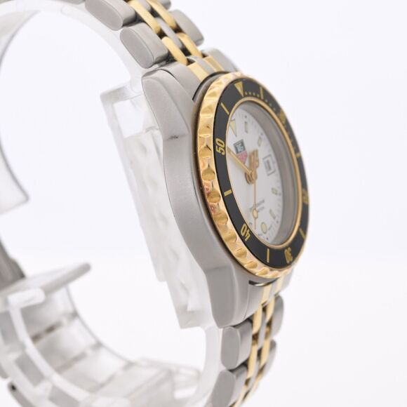 TAG Heuer Professional 1500 WD1422 White Dial 28mm Gold & Steel Ladies Watch main image 6
